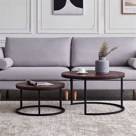 Coupon Code Black Round Modern Coffee Table